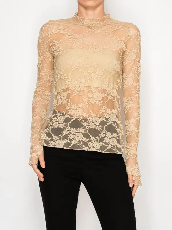 Ivory Lace Undertop