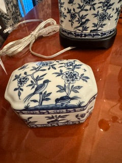 Porcelain Box Blue & White Box with lid