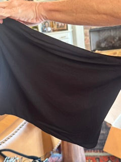 Jersey Bandeau Crop Top Black