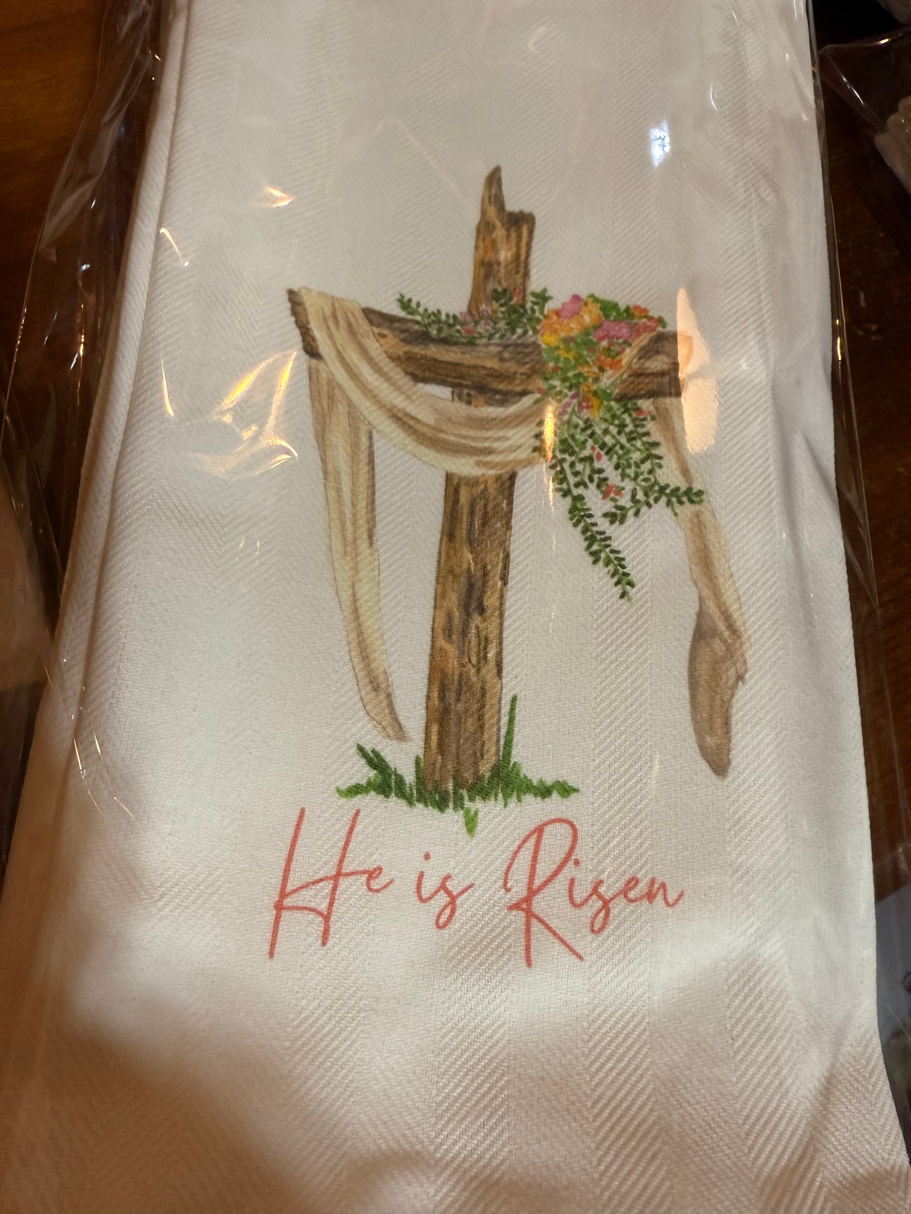 He is Risen Dish Towel