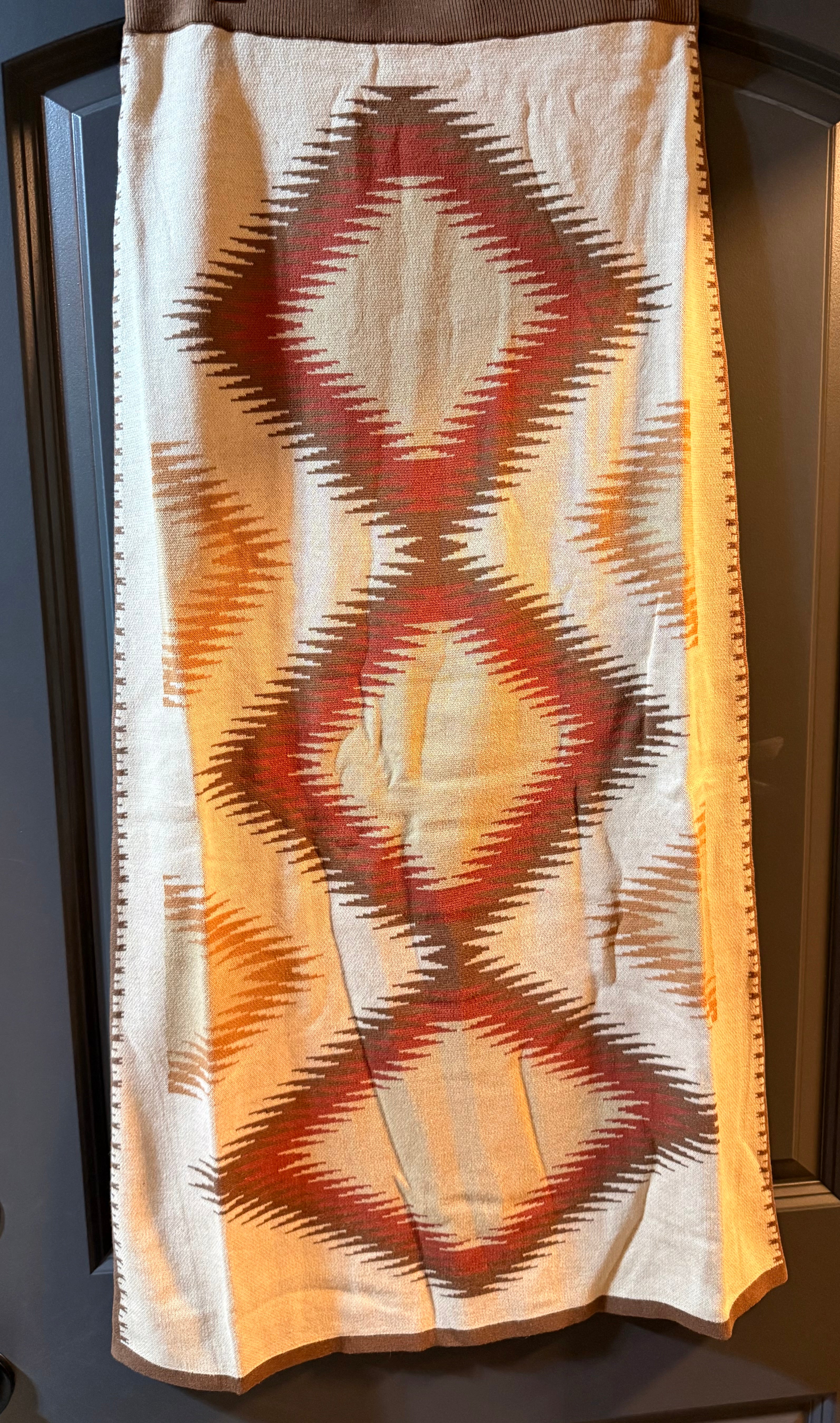 Aztec Pull On Skirt