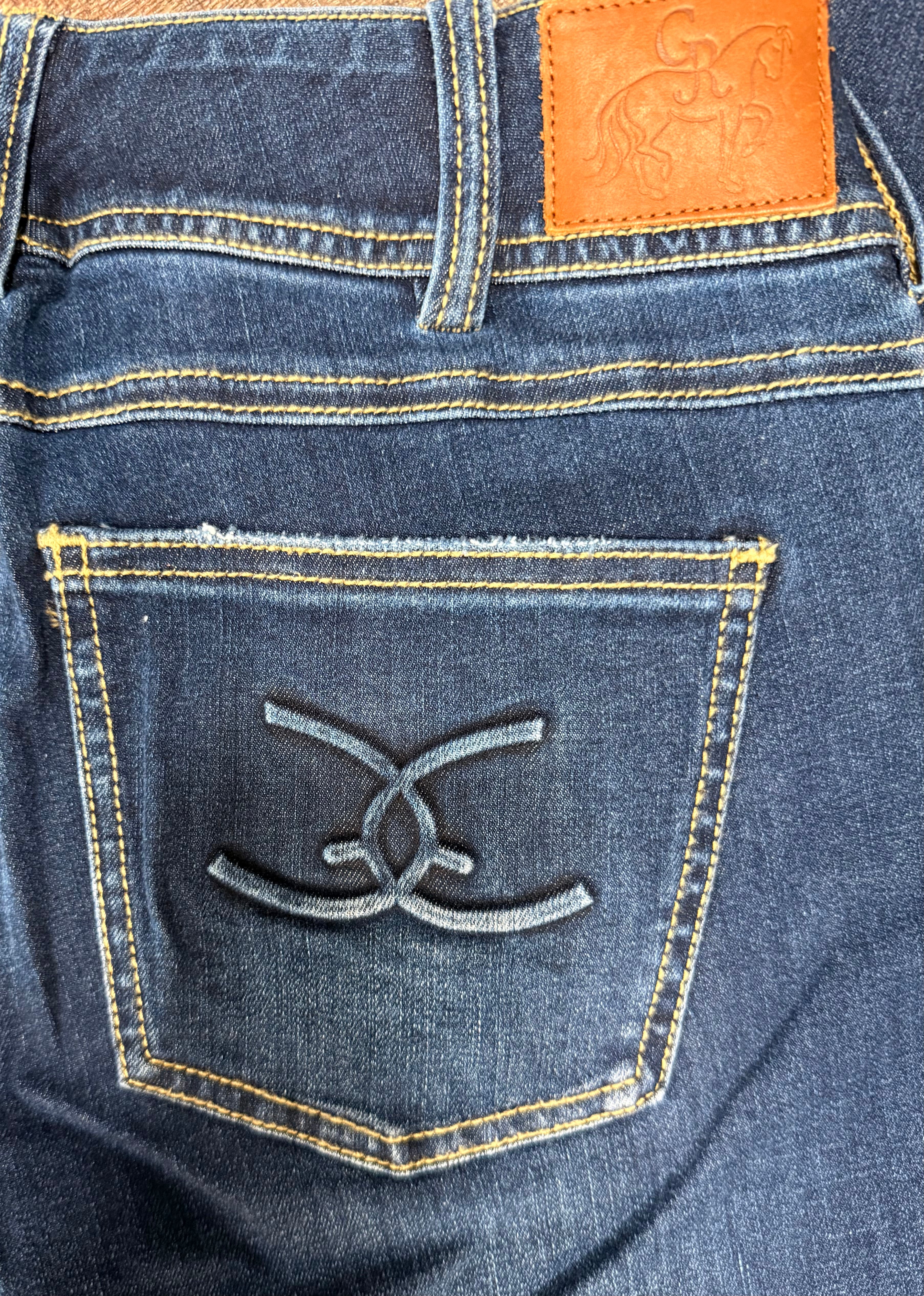 Goode Rider Equestrian Bootcut Jeans - Vintage Wash