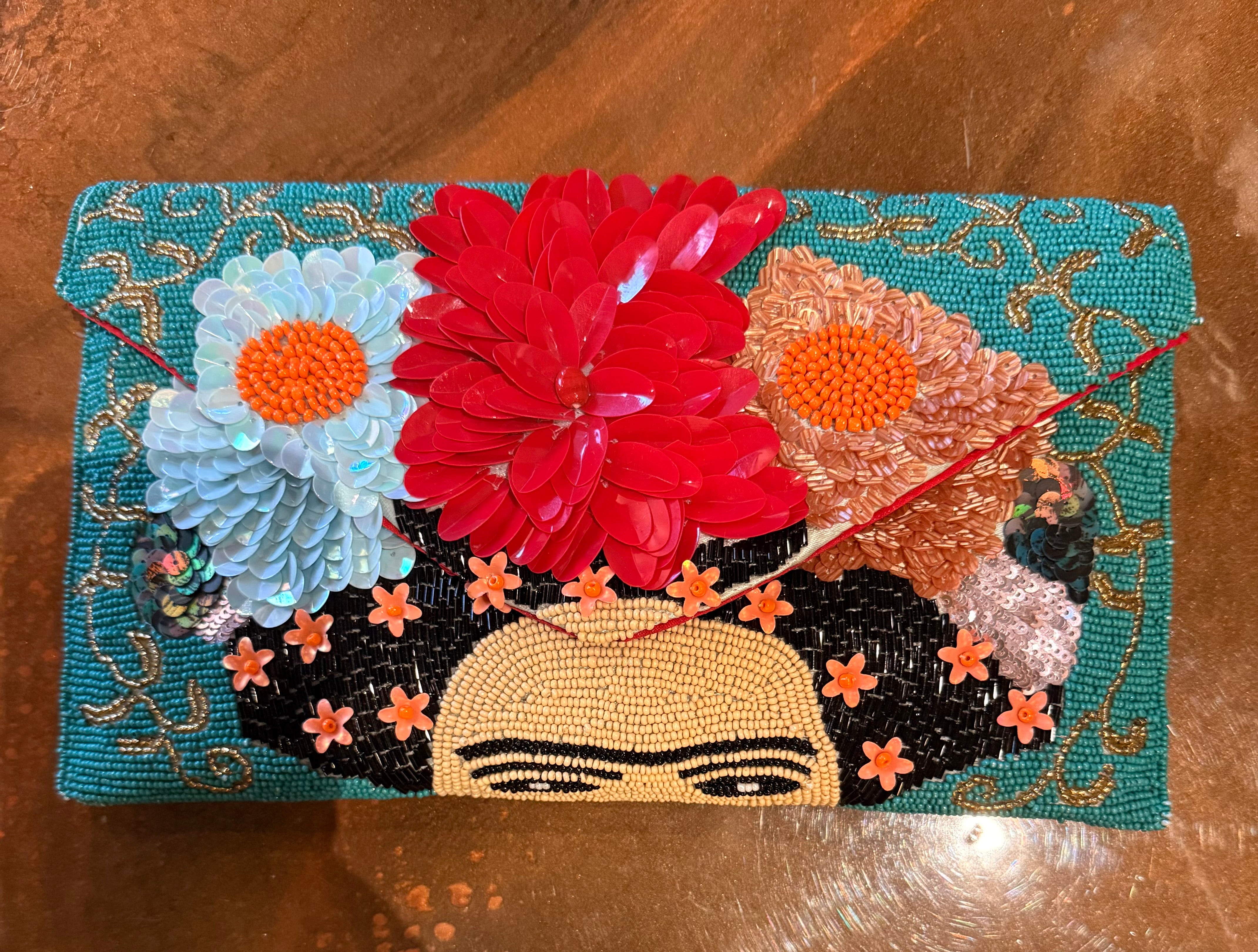 Beaded Frieda Clutch Purse