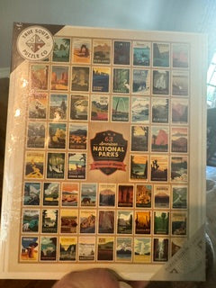 American National Parks Wonders Puzzle 63 Parks