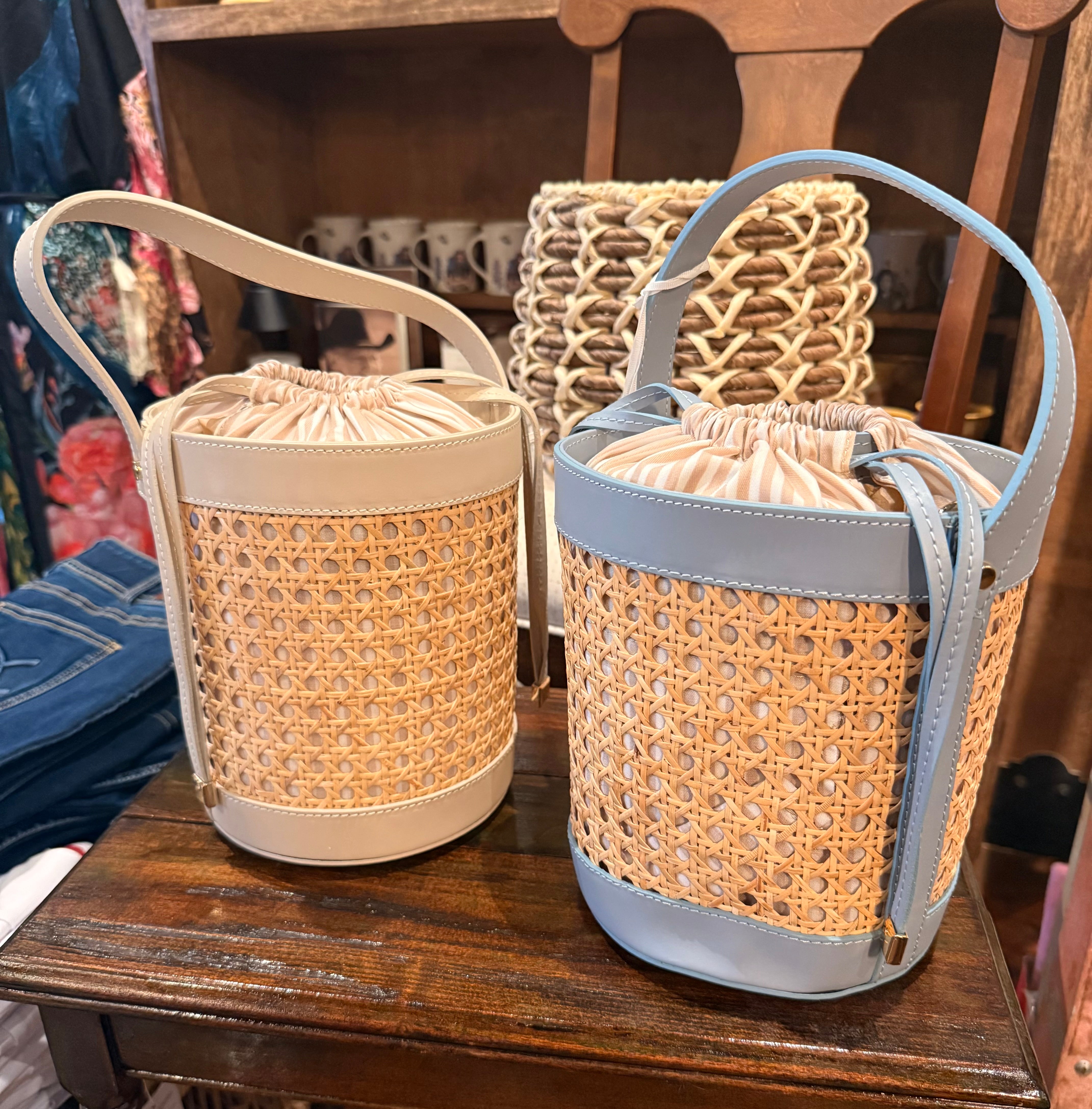 Italian Hobo Basket Weave Purse