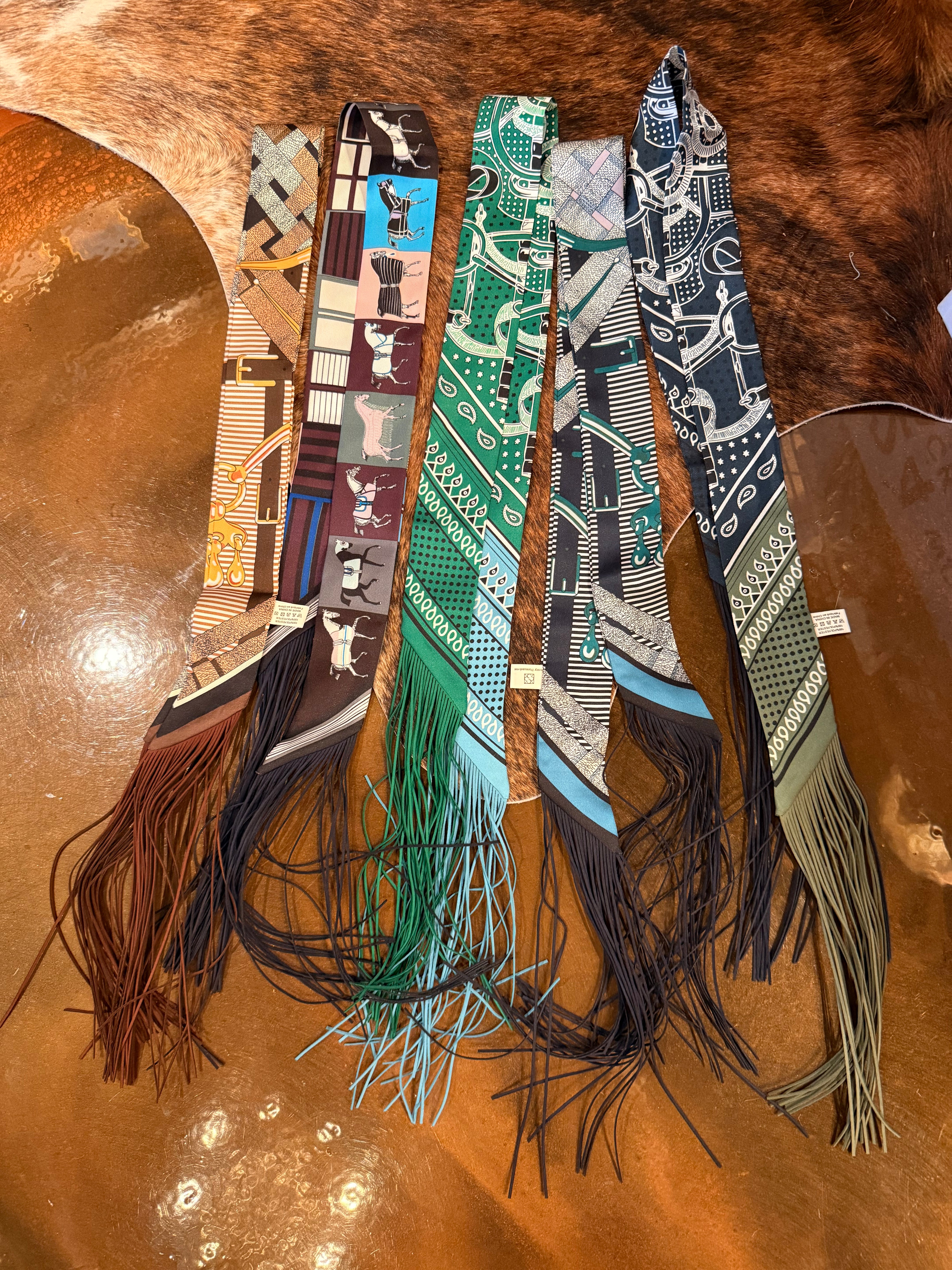 Fringe Twilly Scarf