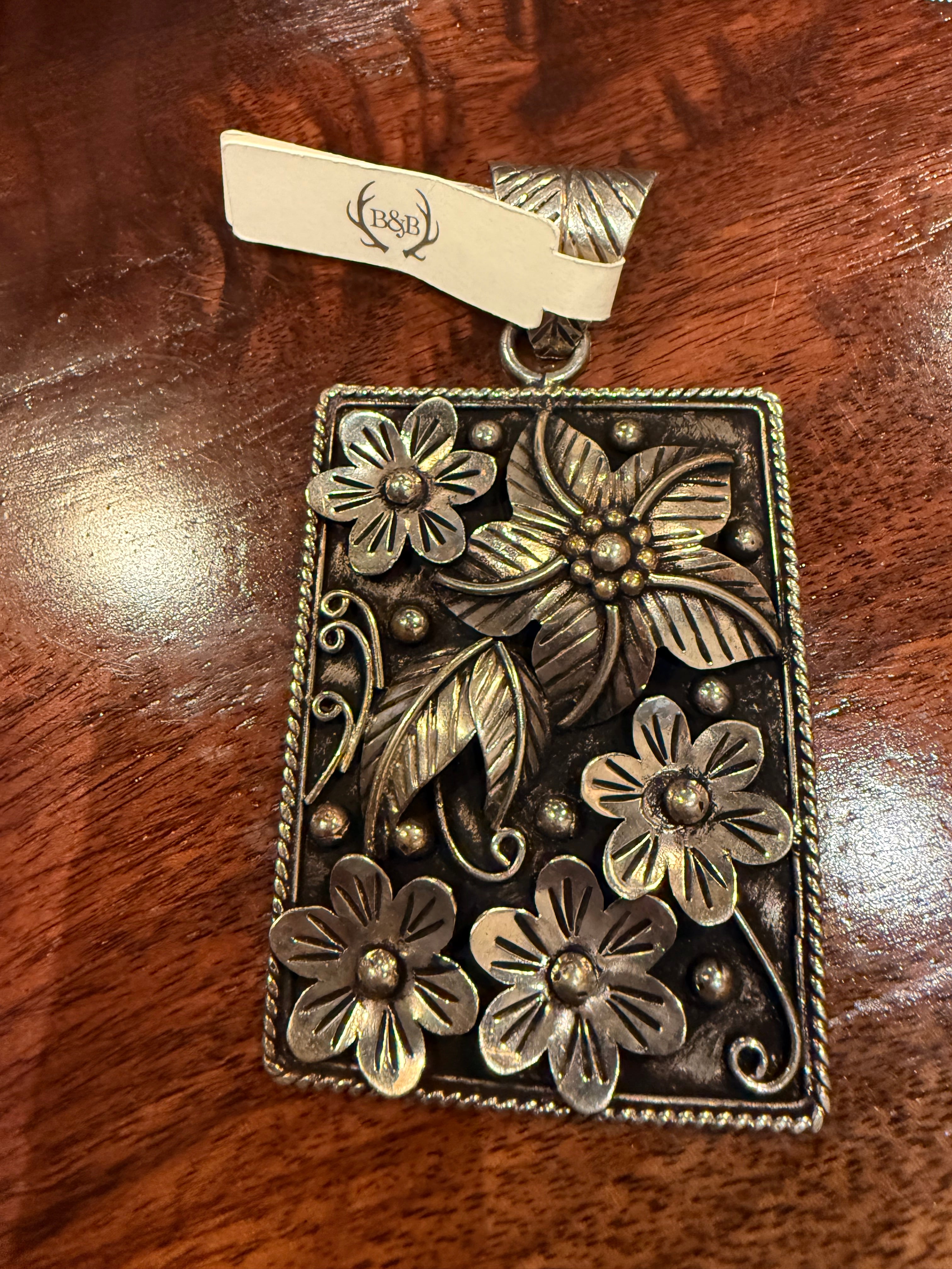 Silver Flower Pendant