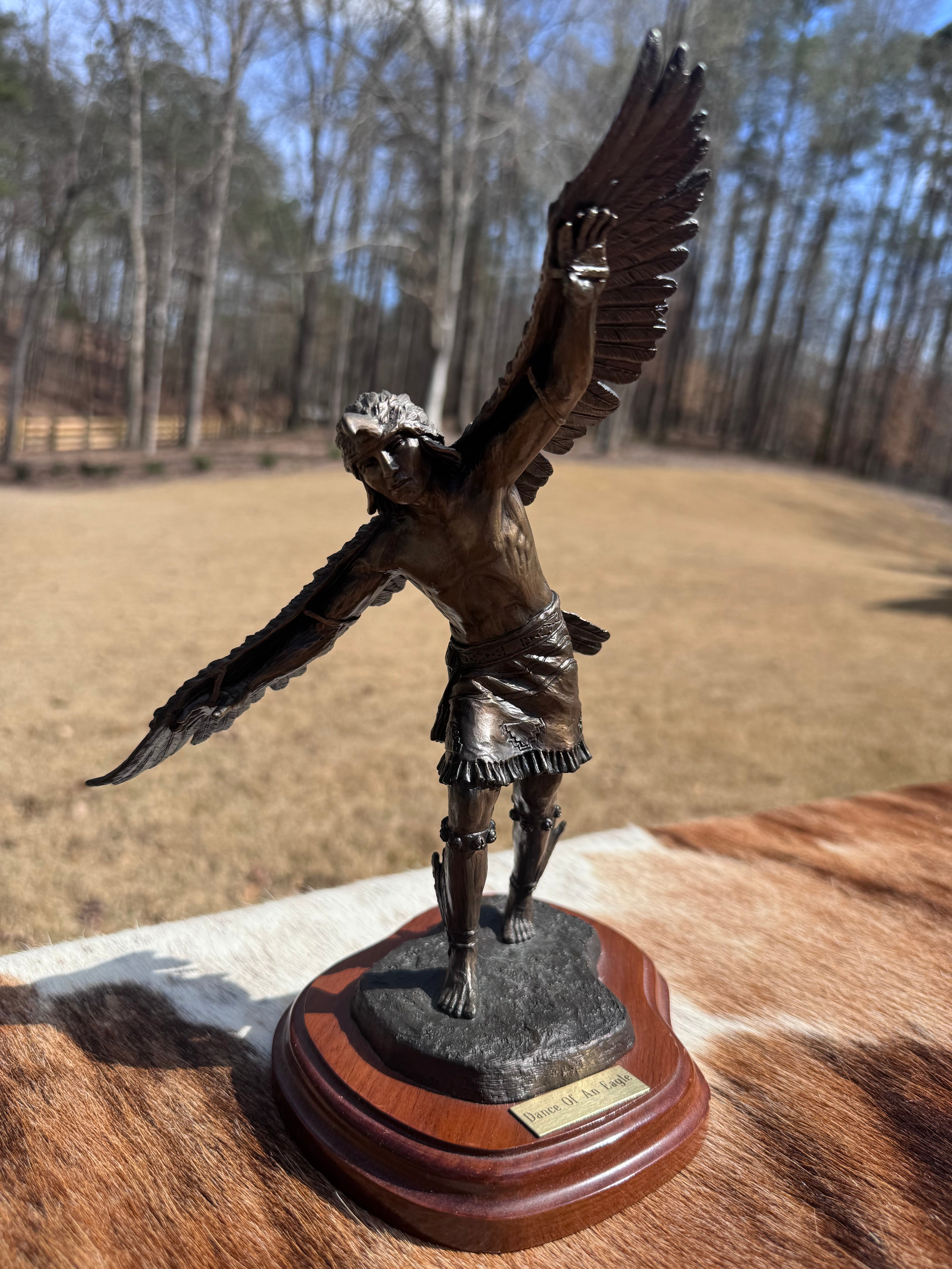 Dancer of an Eagle Bronze Sculpture