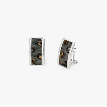 Argento Pheasant Silver Earrings