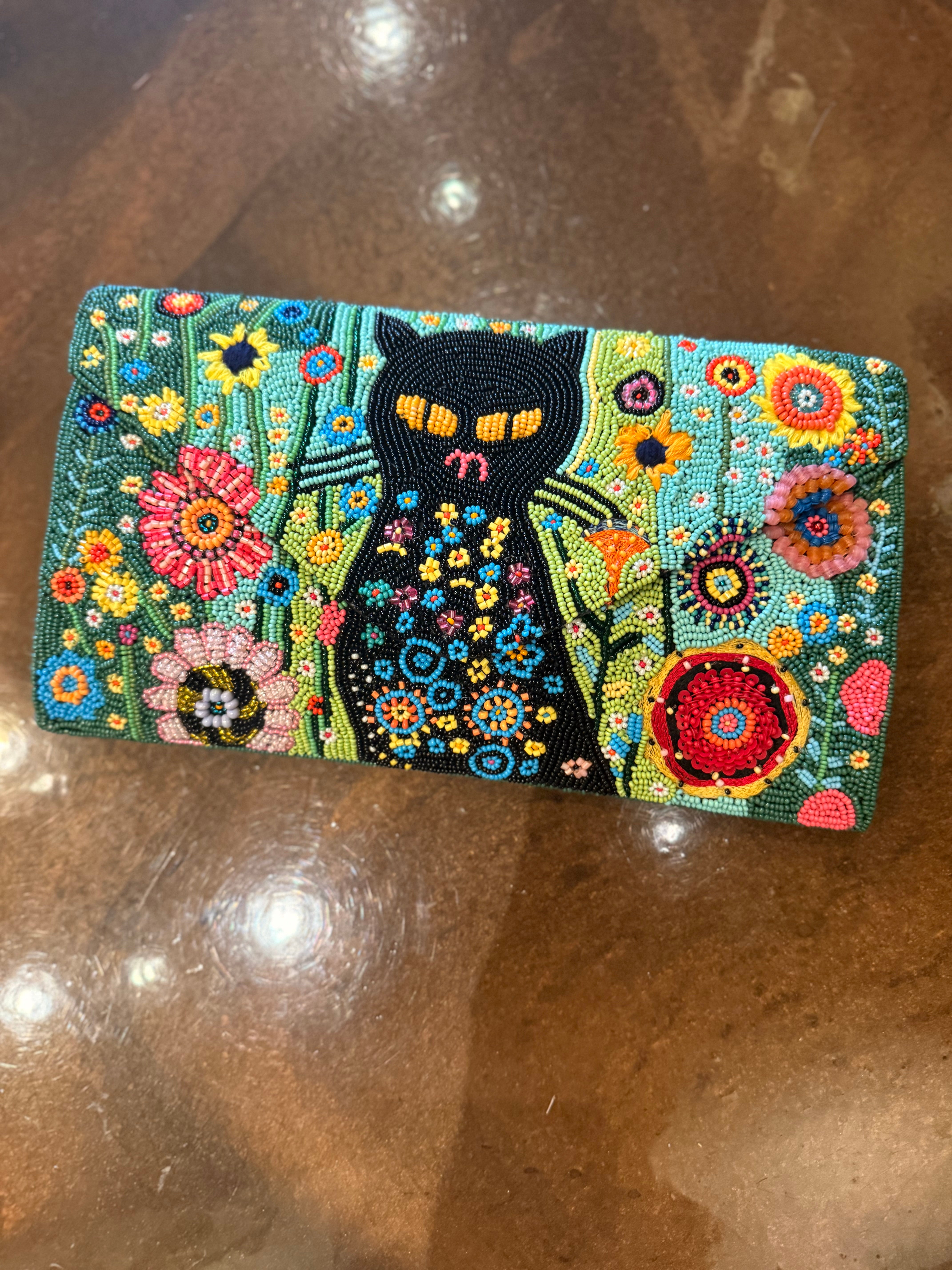 Shiba Cat Pop Art Clutch