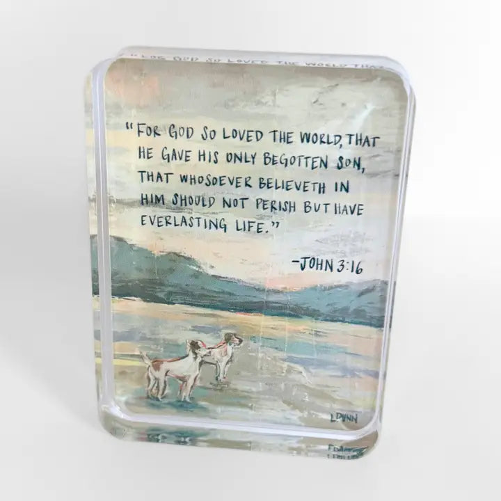 John 3:16 Block Acrylic