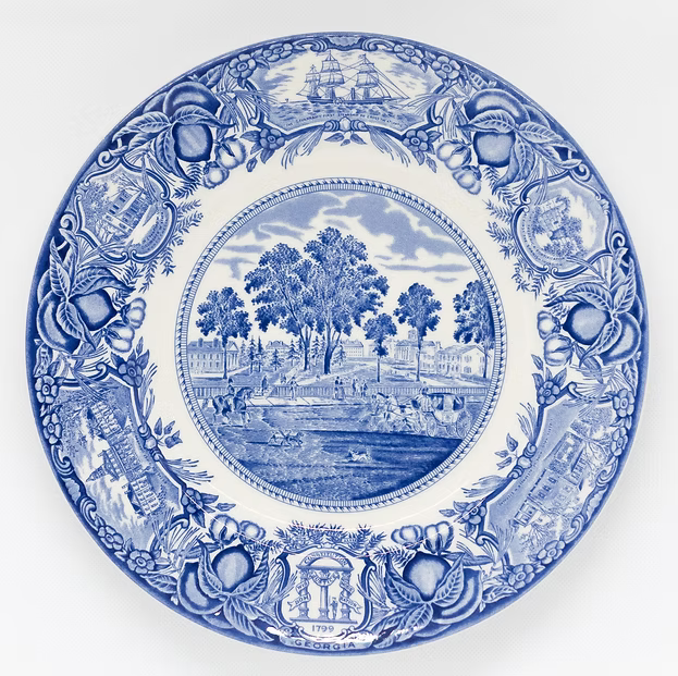 University of Georgia Blue Plate