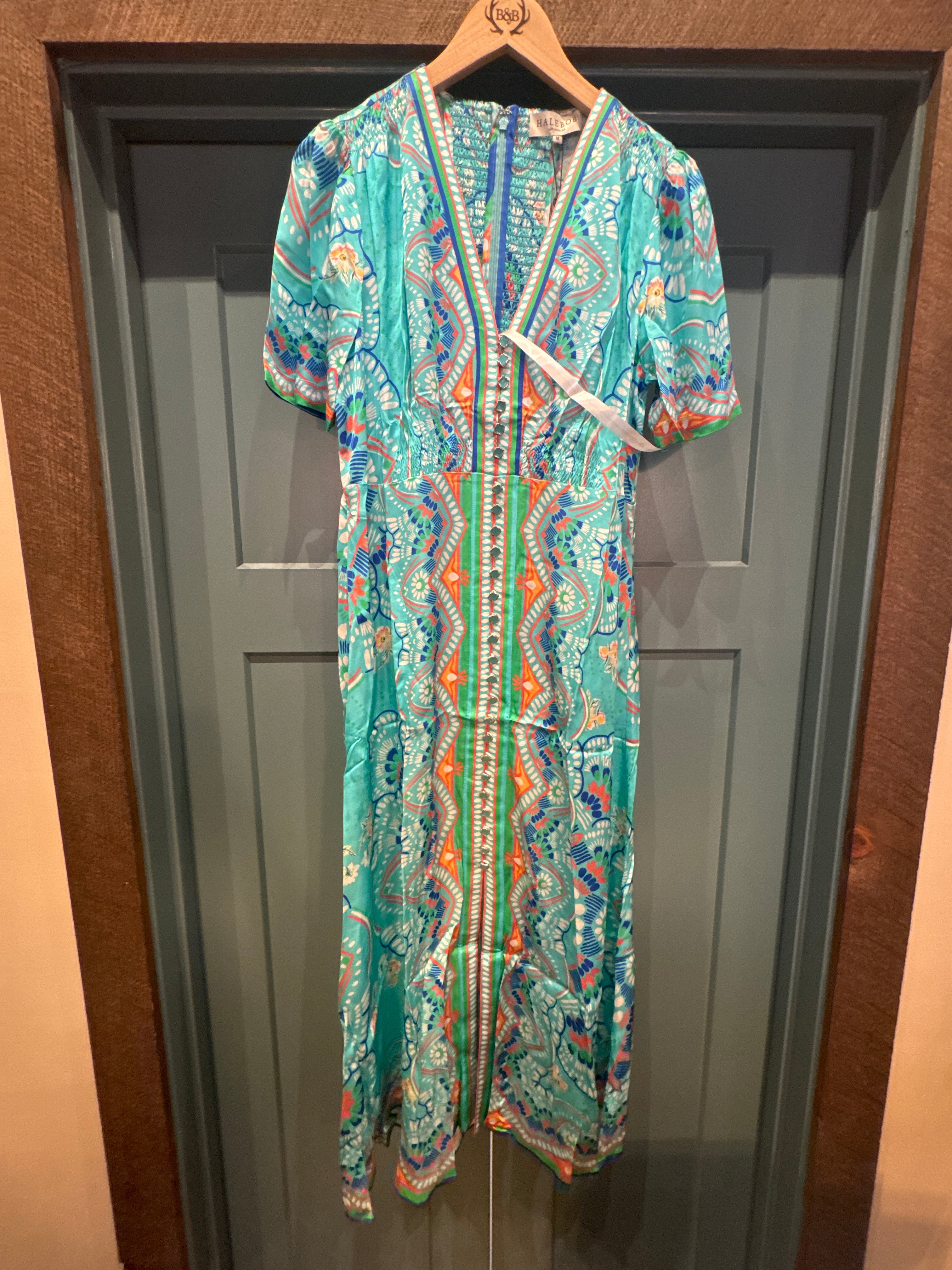Maverick Midi Turquoise Dress