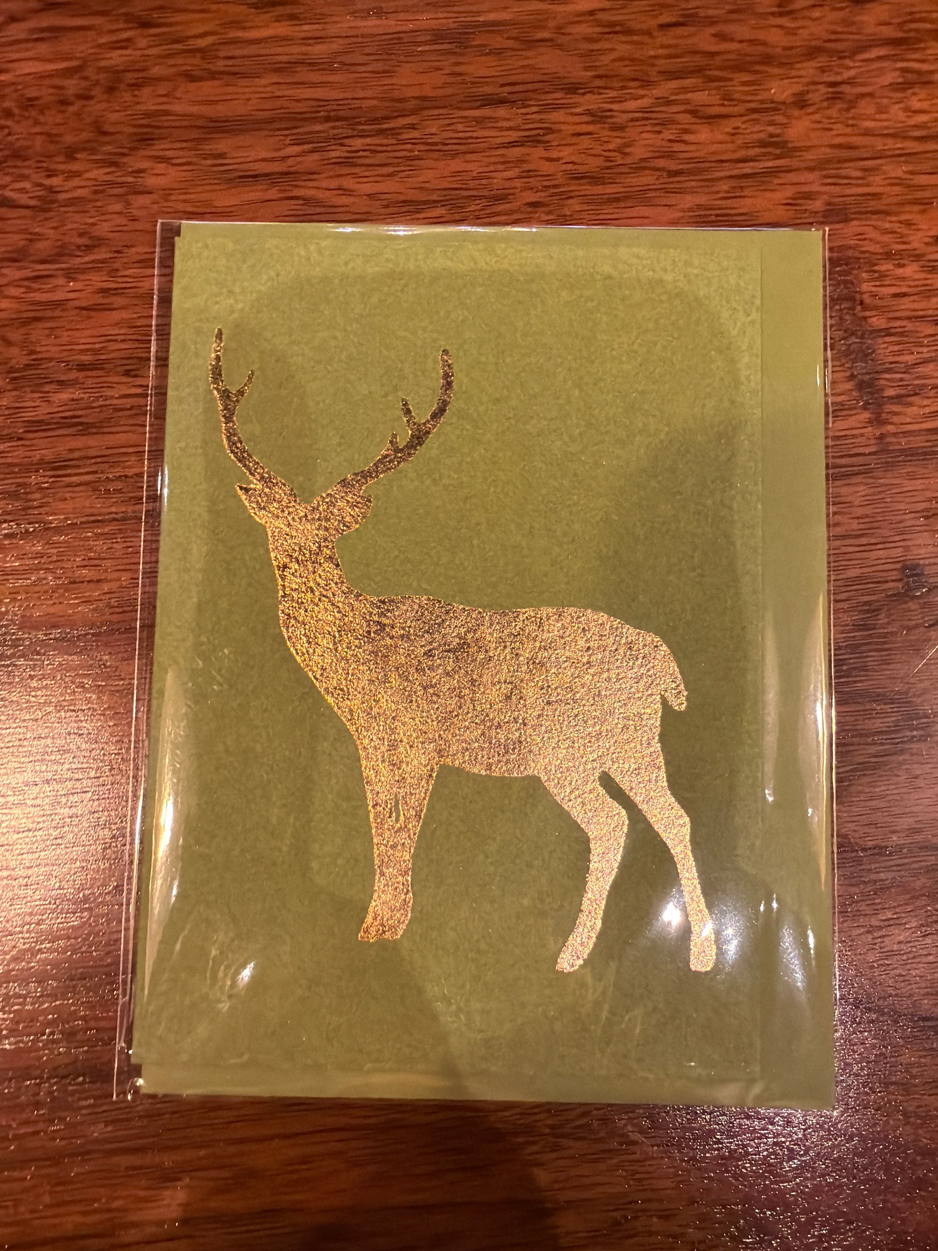 Green Deer Card