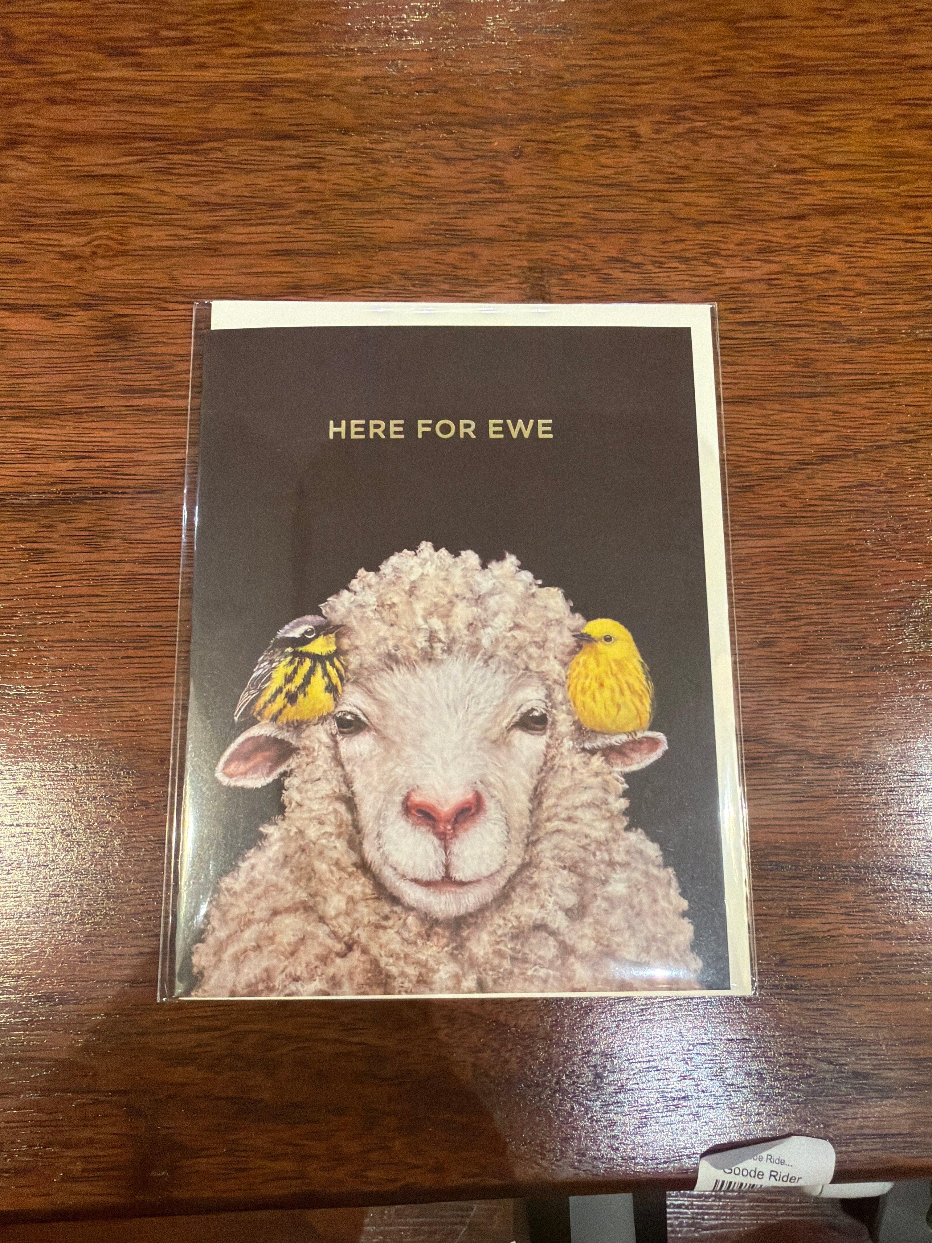 Here for Ewe Card