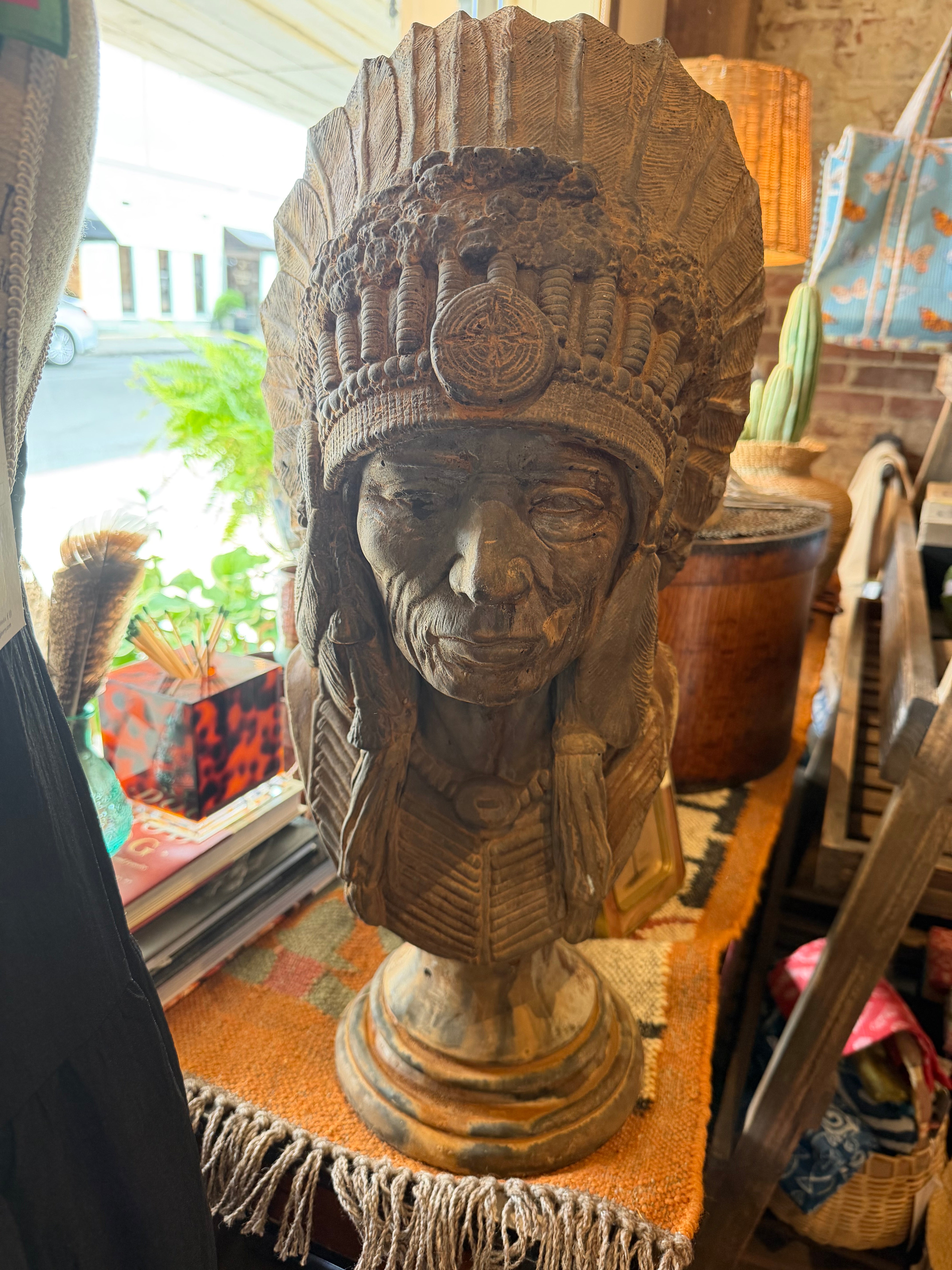 Native American Chief Bust