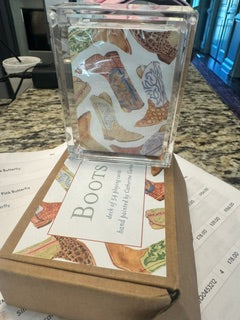 Boots - Playing Cards Hand painted