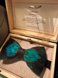 Brackish Bowtie Chisolm - Peacock Feathers
