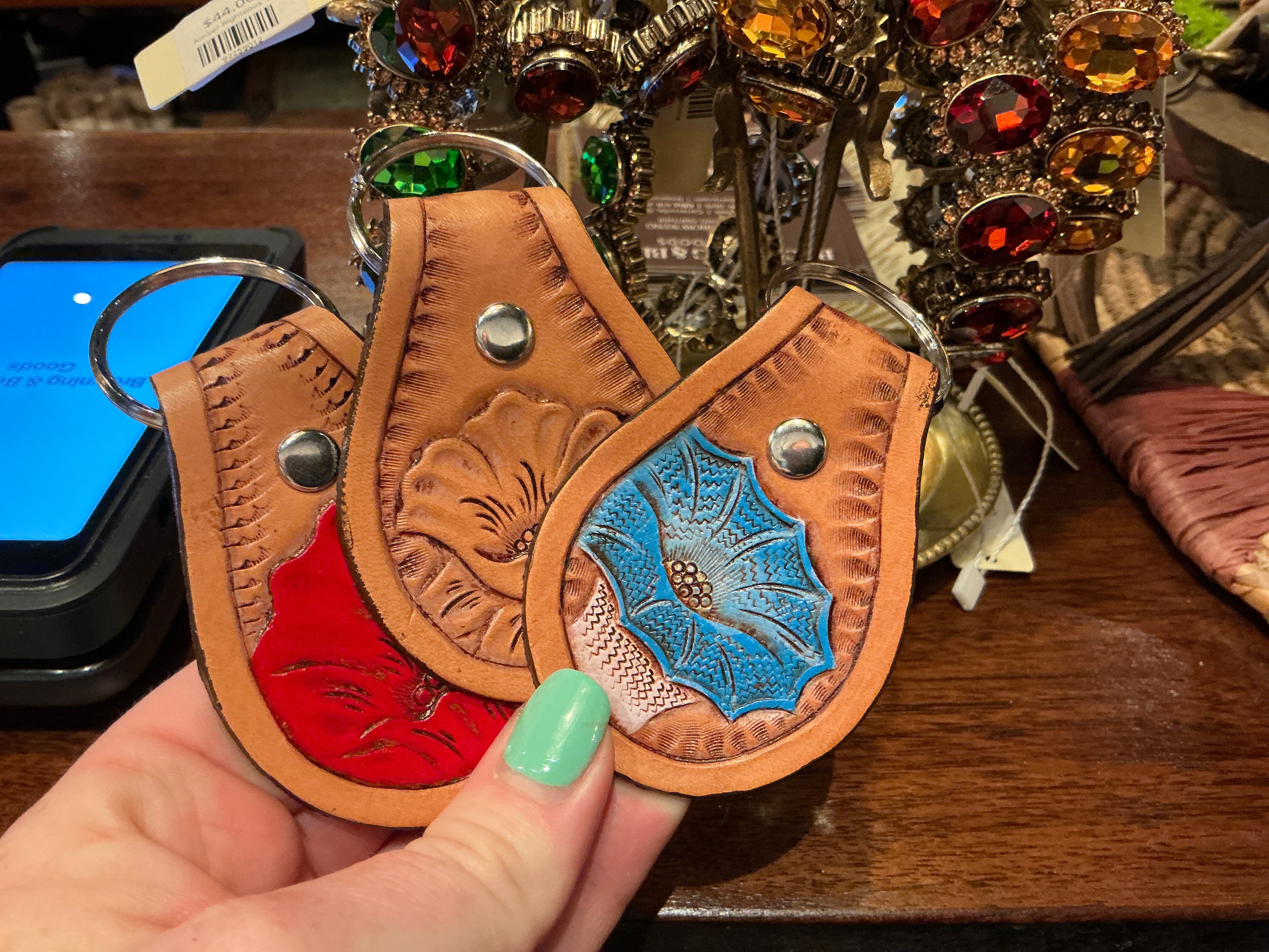 Fire Saddlery Keychain