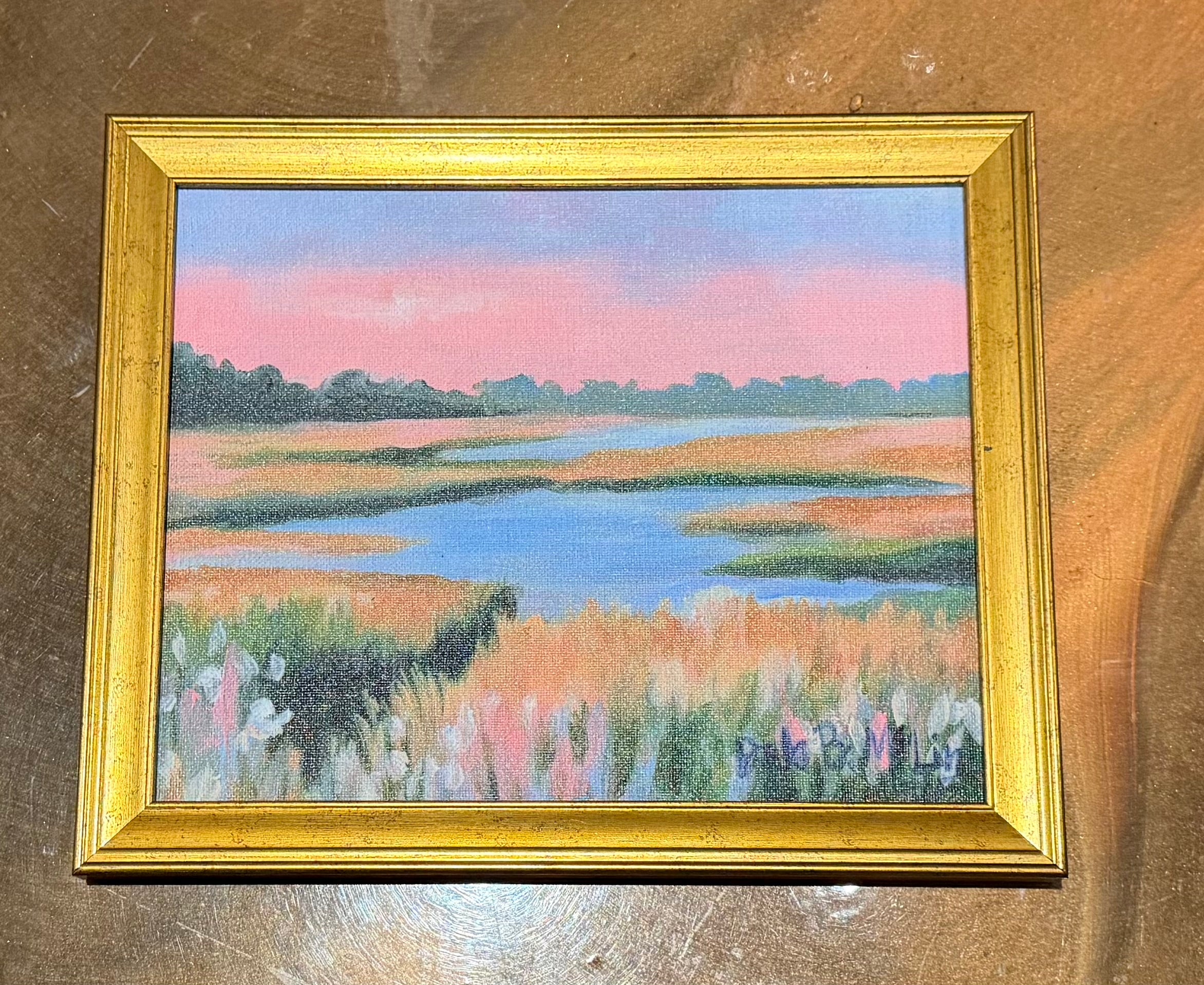 Table Top Pink Landscape