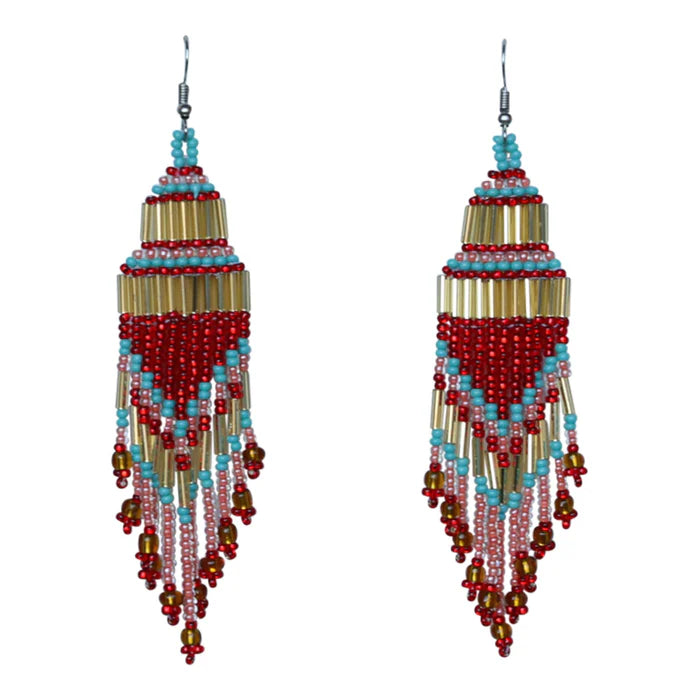 Encuentro Beaded Boho Earrings - Tender Heart