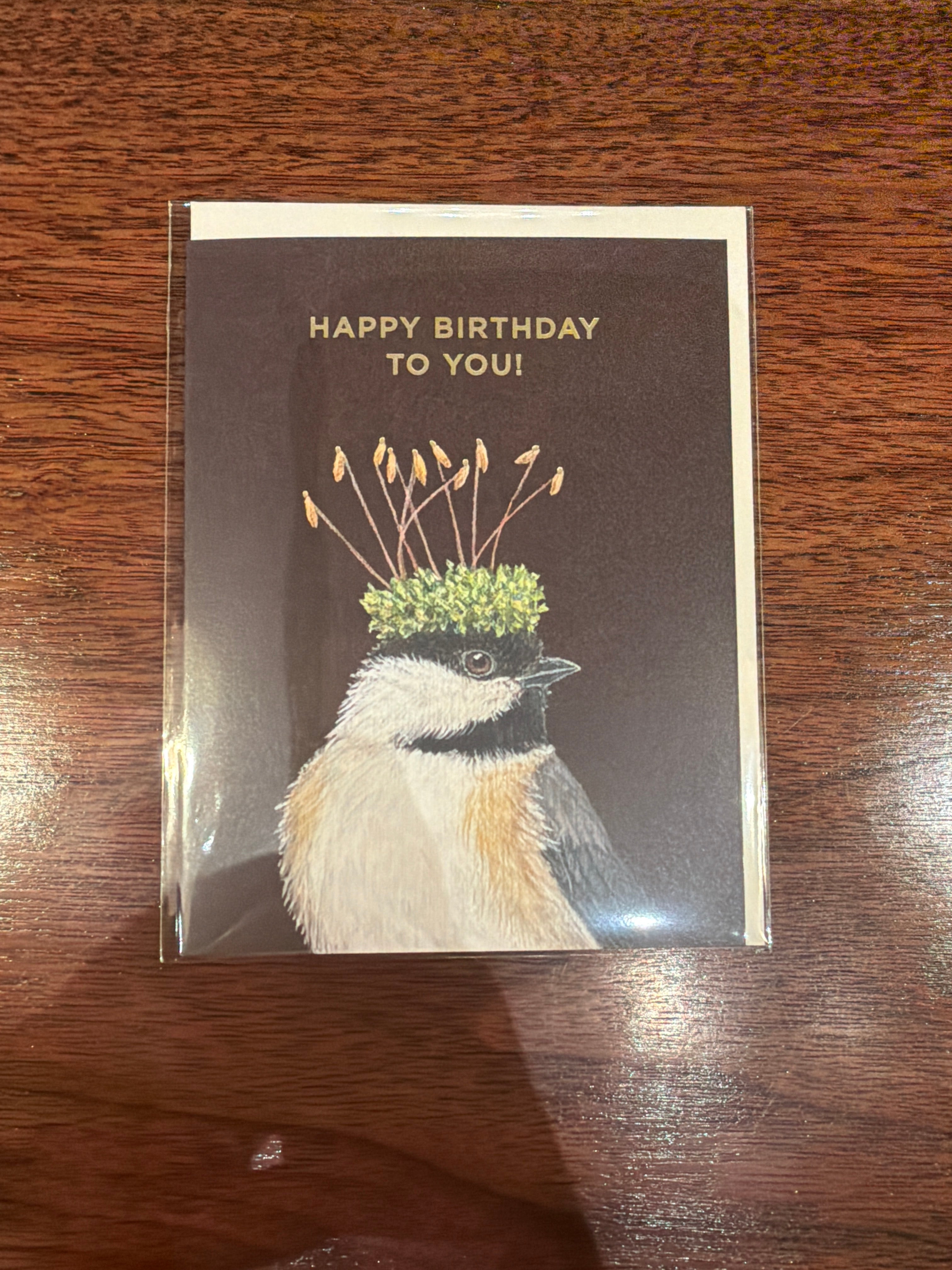 Birthday Chickadee Card