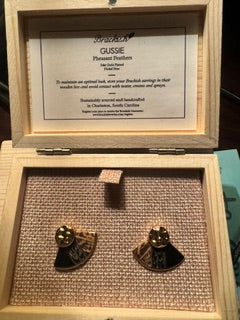 Brackish Gussie Earrings Green/Brown