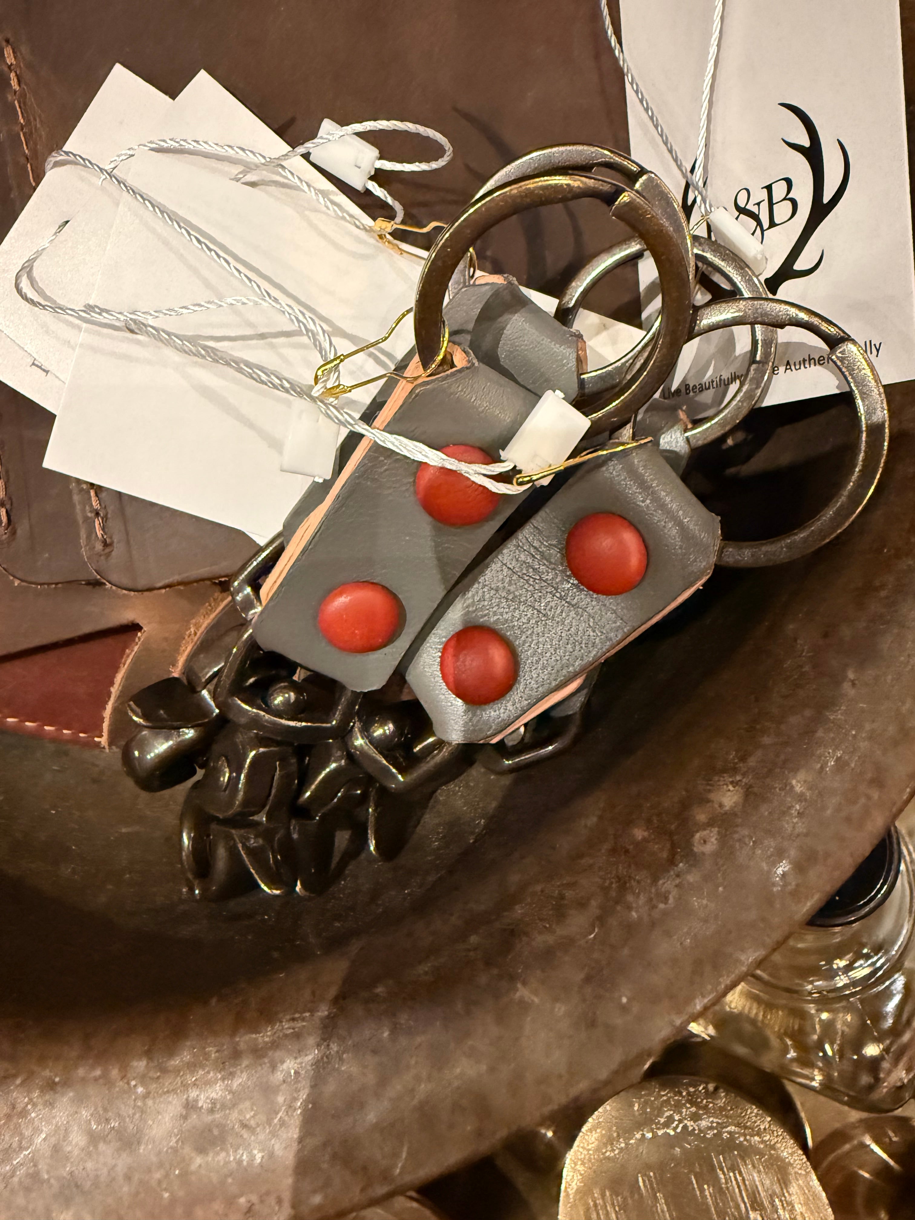 Leather Keychain