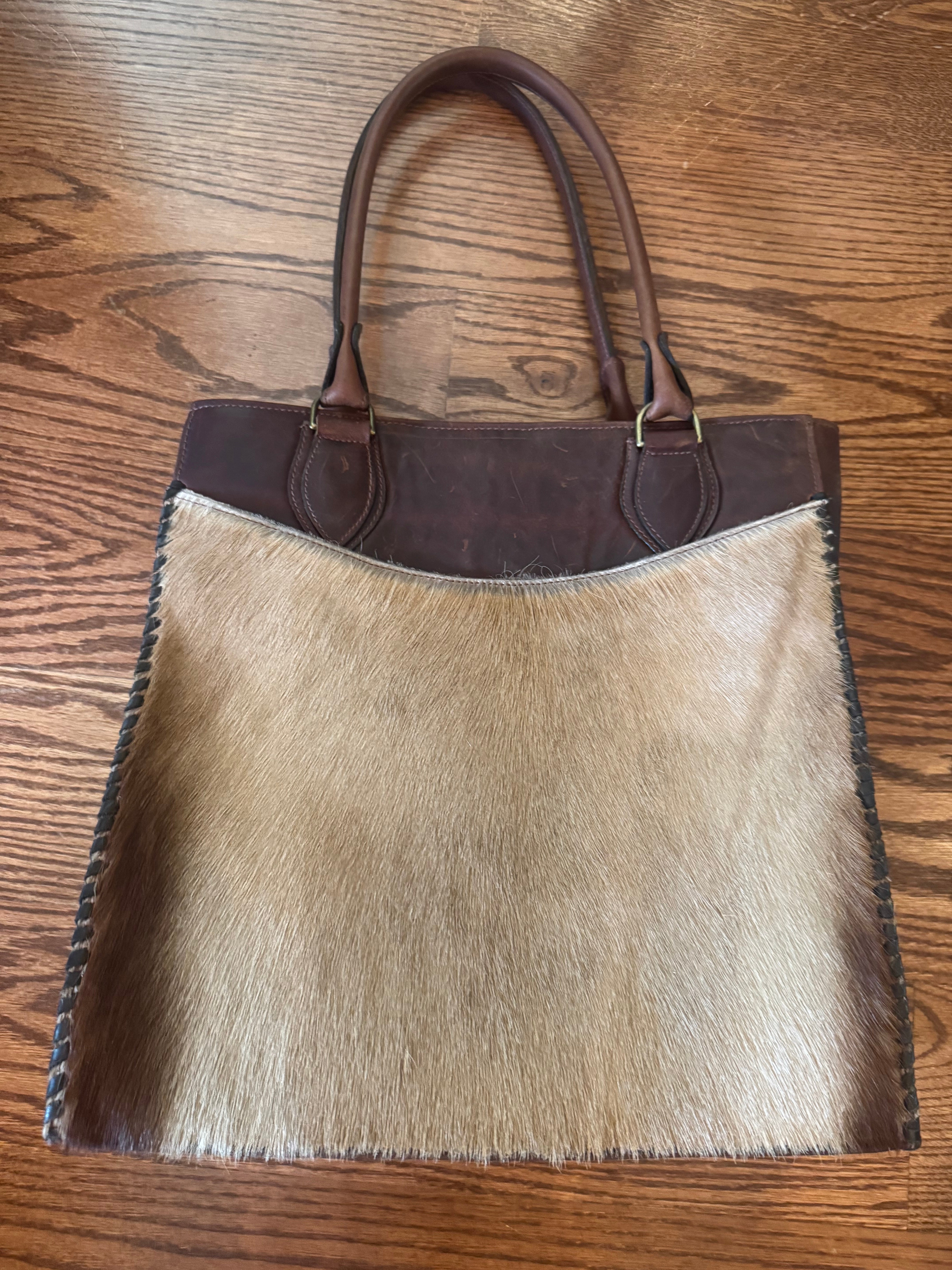 Juan Antonio Antelope with Brown Bison Handmade one of a kind