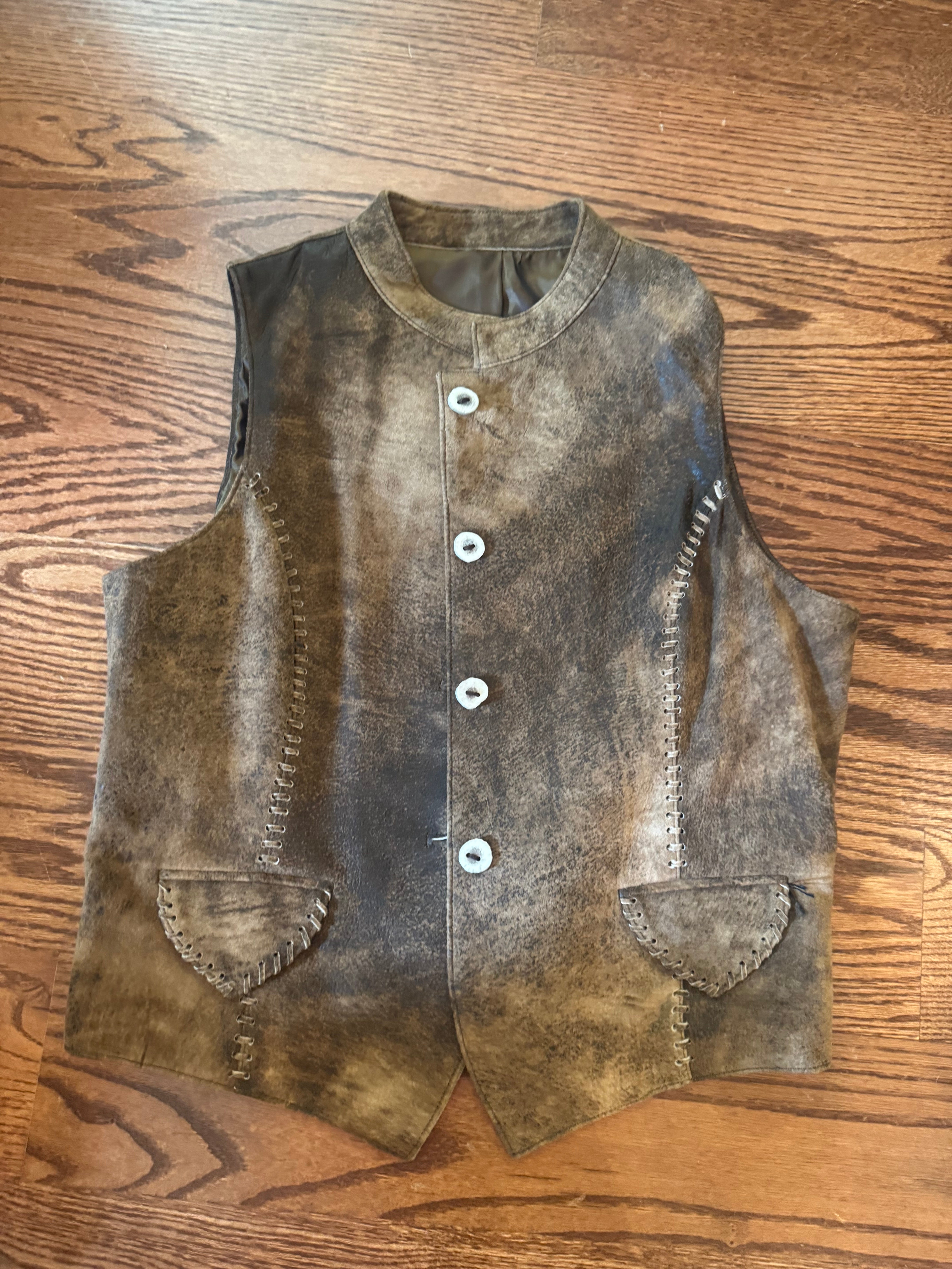 Juan Antonio Safari Tan Vest