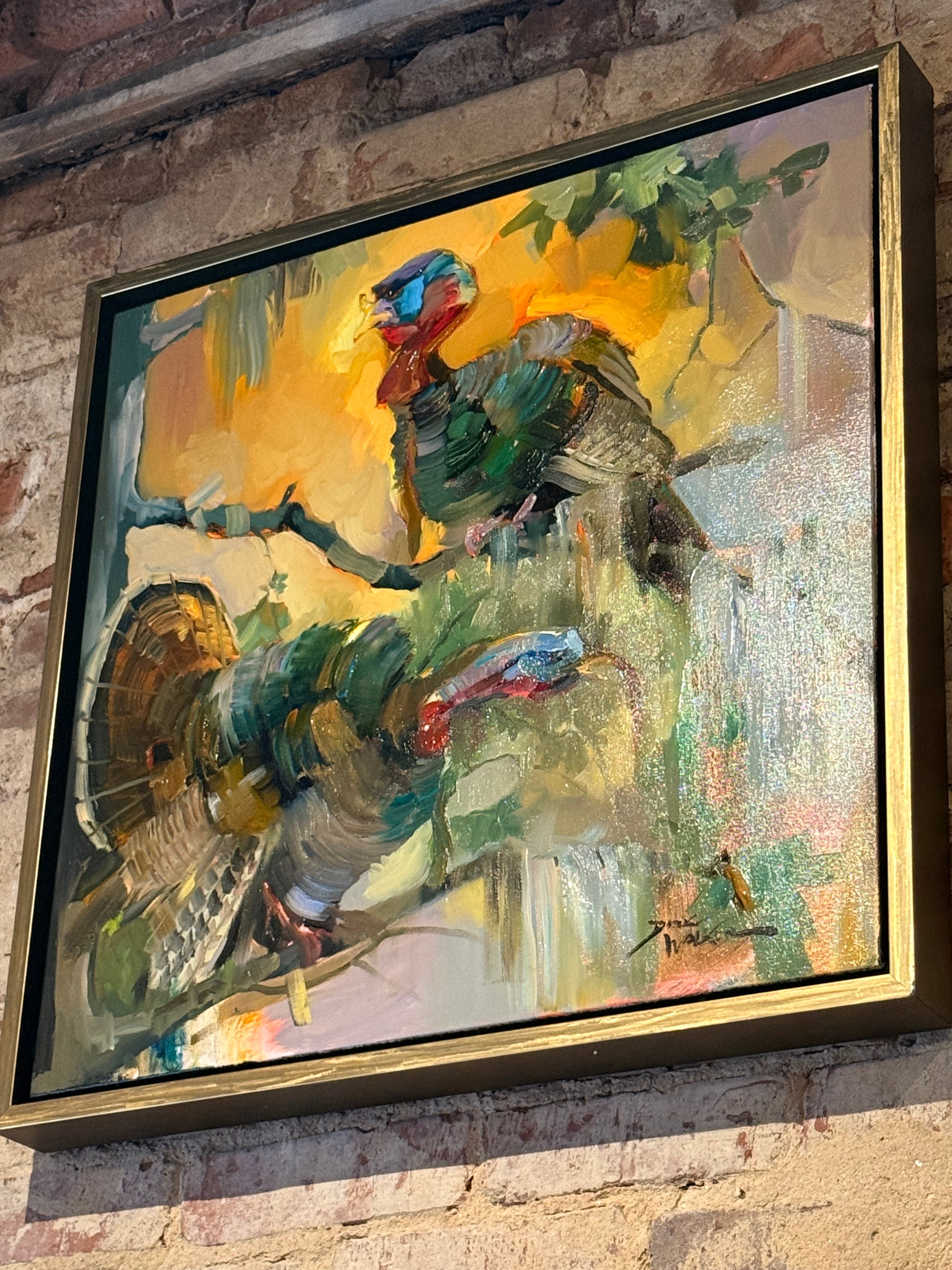 Turkey Original Oil Painting - Framed