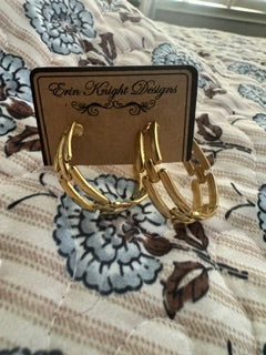 Gold Hoop Earrings