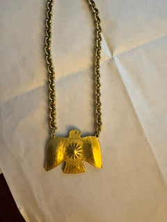 Gold Necklace with Bird by Erin