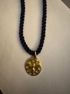 Rope Necklace with Dragonfly