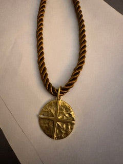 Brown Rope with pendant & scripture