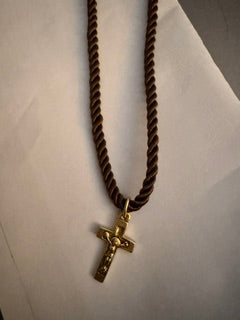Brown Rope with Cross