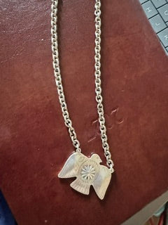 Silver Necklace with Bird by Erin