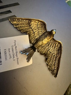 Brass Flying Bird Trinket Dish