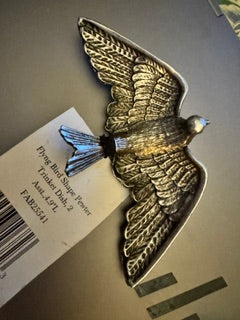 Pewter Flying Bird Dish