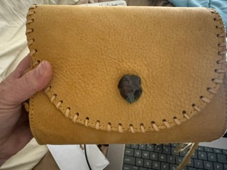 Buckskin Purse with fringe
