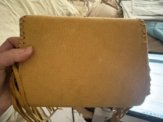 Buckskin Purse with fringe