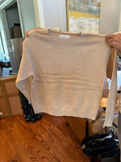 Champagne Wool Blend Sweater
