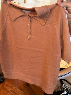 Plus Size Dusty Rose Basic Crewneck