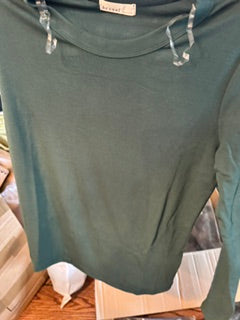 Forest Green Long Sleeve Top