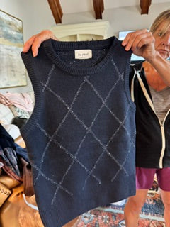 Indigo Sweater Vest