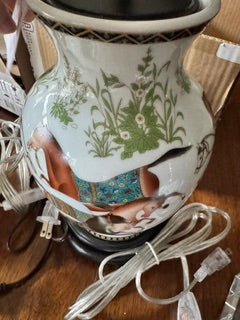 Lamp with Horses