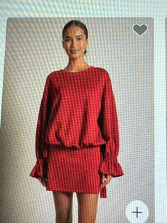 Cherry Red P.Cill Adjustable waist Pullover