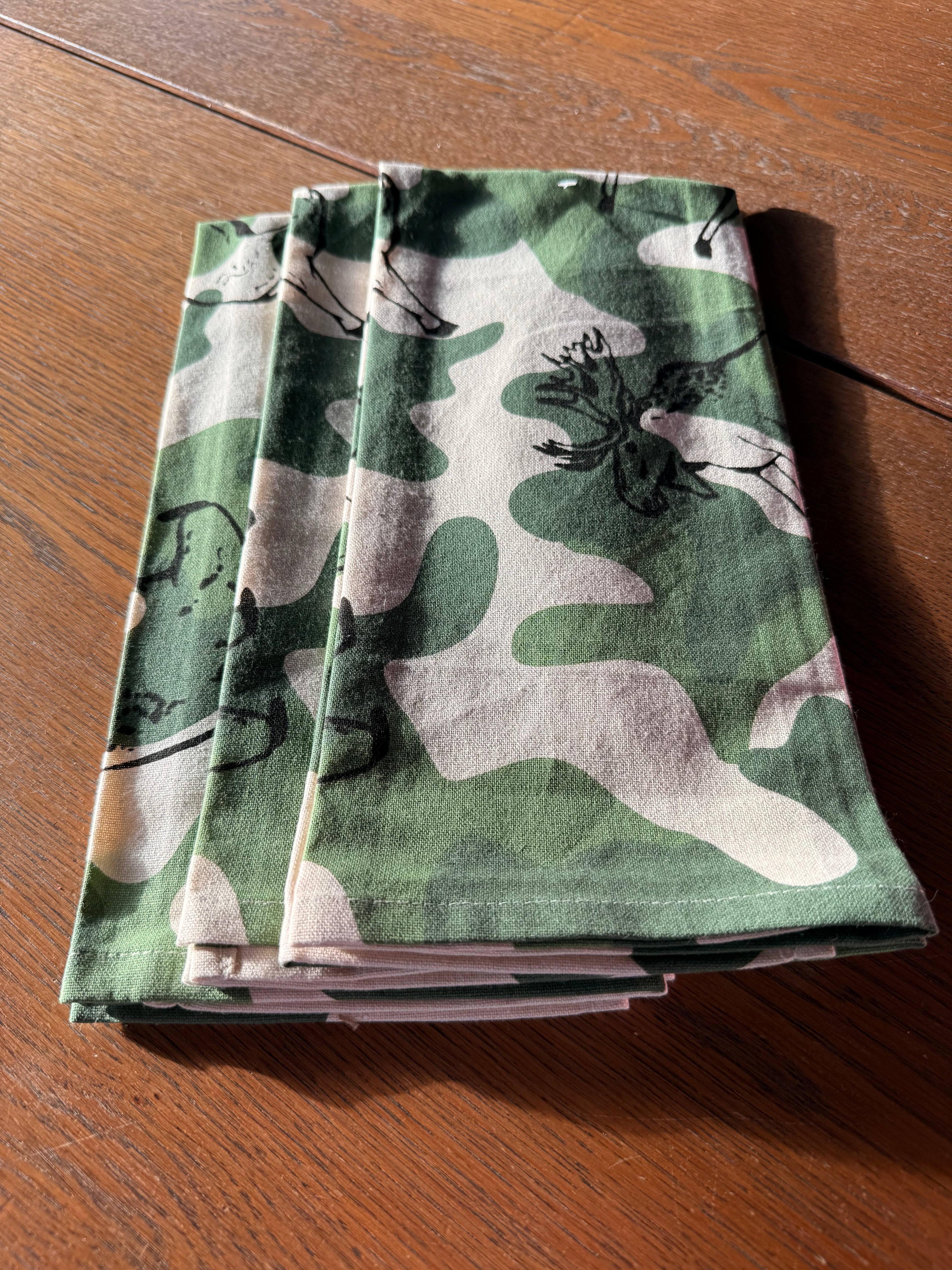 Fun Camo Print Kitchen Dish Towels