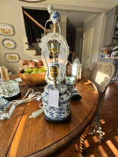 Blue White Porcelian lamp