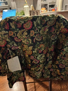 Black Aratta Blazer with floral pattern